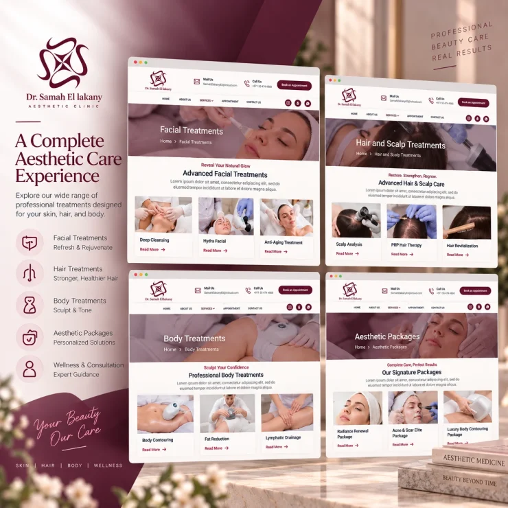 Elegant Aesthetic Clinic Website Showcase (1)