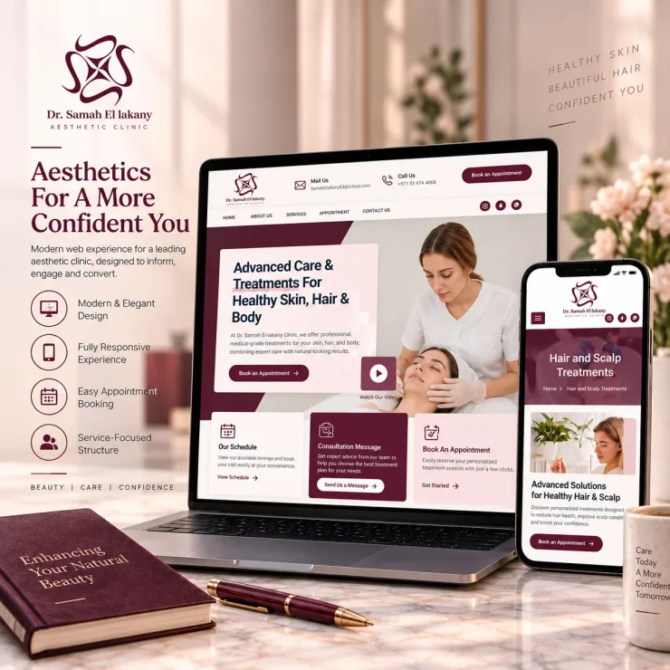 Elegant Aesthetic Clinic Website Showcase