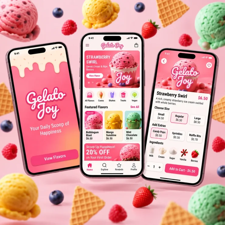 Gelato Joy App Showcase