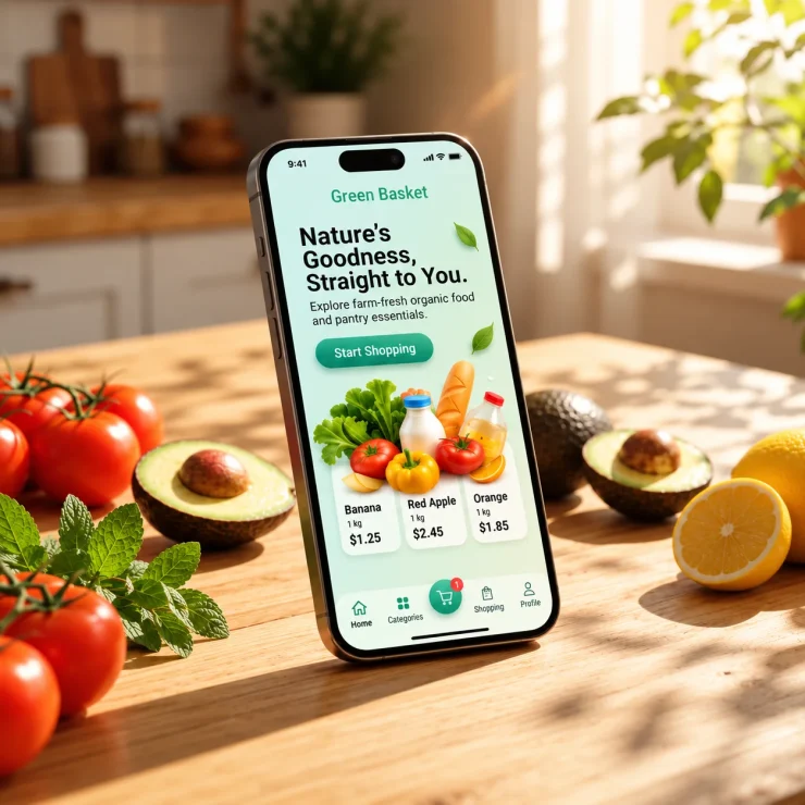 Green Basket_ Freshness at Your Fingertips