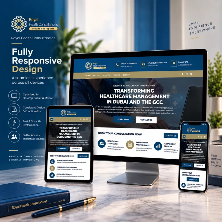 Responsive Healthcare Consultancy Showcase