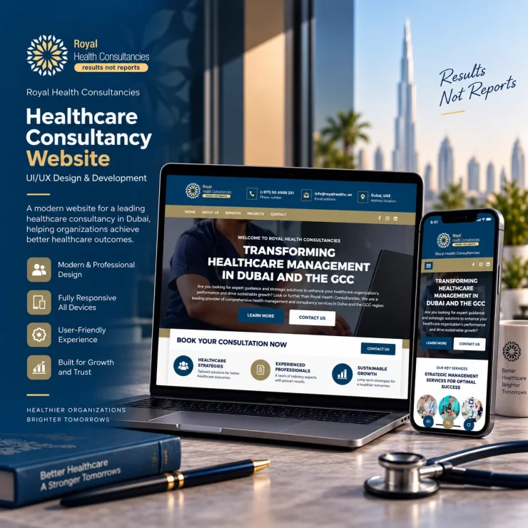 Royal Health Healthcare Mockup