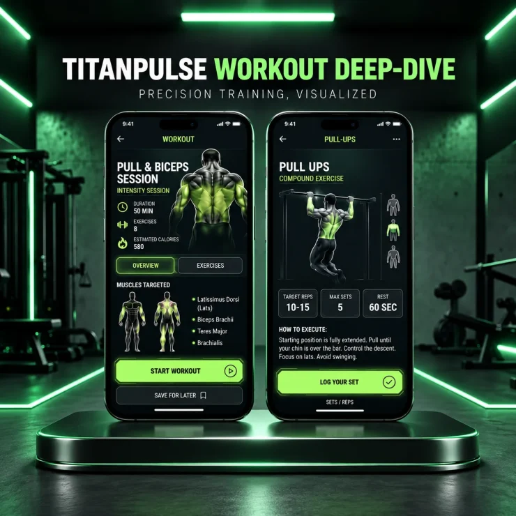 TitanPulse Workout App Showcase